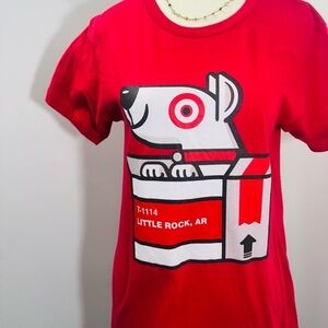 Zuni Target Men's Red T-Shirt Short Sleeve Classic Fit Shirt Round Neck Size S